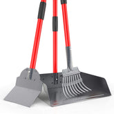 X-TECOKIT pooper scooper rake for easy grass cleanup