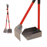 X-TECOKIT Pooper Scooper with long handle for easy yard cleanup.