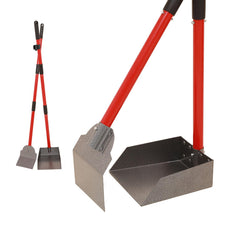 X-TECOKIT Pooper Scooper with long handle for easy yard cleanup.