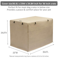 X-ZONE PET heavy-duty 420D material protects crate from wear outdoors