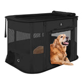 X-ZONE PET dog playpen side view with durable mesh for safe containment