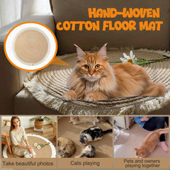 Xanadued washable cotton rope rug, easy cleaning and maintenance