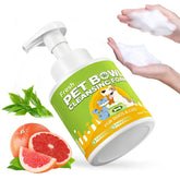 Xaninp cleaner mousse bottle pump shows easy one-pump dispensing for quick cleaning