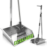XDMURYM pooper scooper with long handle for easy upright cleanup on lawns.
