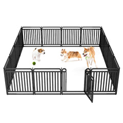 XDPET New Thickened Playpen 32inch side panel highlights sturdy construction for outdoor durability.