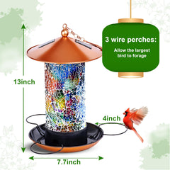 XDW-GIFTS LED night light provides warm illumination for evening birdwatching