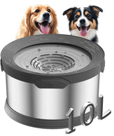 Xetino 10L no-spill dog bowl with floating plate slows drinking and reduces mess.