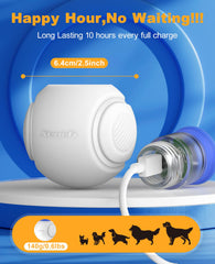 Xeuch durable 2.5-inch rubber ball with strong bounce.