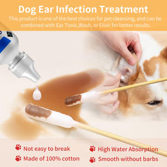 XIAOXINGYUN large-size swabs absorb more cleansing solution for thorough cleaning.