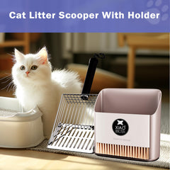 XIAOXINGYUN portable cat litter broom and dustpan set for quick tidyups