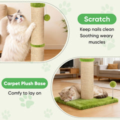 XiaZ cat scratching post 4.5 inch sisal for larger cats.
