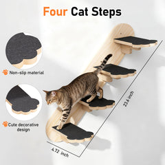 XiaZ solid pine frame delivers sturdy support for indoor cats.