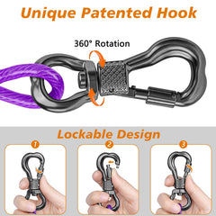 XiaZ dual fixed clasp prevents escape and improves security