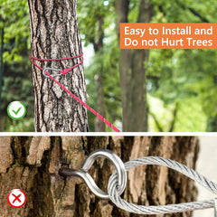 XiaZ heavy-duty steel clasp ensures secure connections on varied anchor points.