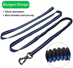 XiaZ nylon bungee runner demonstrates flexible stretch for comfortable roaming.