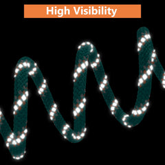 XiaZ reflective kernmantle rope increases night visibility for dogs