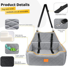 XIEEAOZEE dog car seat bottom non-slip base for secure placement