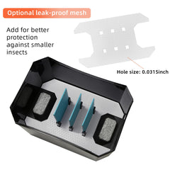 XIGETRAIL mesh bottom makes cleaning quick and simple.