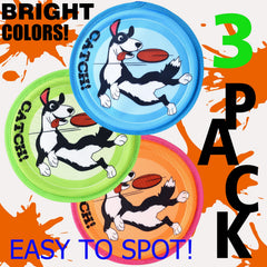 XIGOU Dog Flying Disc in water demonstrates buoyancy for splashy outdoor fetch.