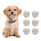 XIMUSON six-pack dog balls for outdoor play and durable chew sessions