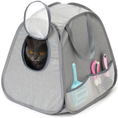 XingYunEr cat playpen entrance door provides safe space on the go
