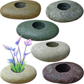 XIOFU natural river stone plant weights for aquarium β rustic anchors for roots.