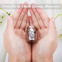XIUDA pet memorial urn with velvet bag illustrates thoughtful keepsake presentation.