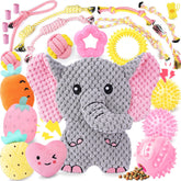 XIUGOAL pink puppy toys pack engaging small dogs with colorful play options