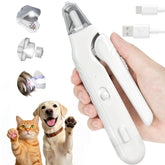 XLMCWT 2in1 dog nail clippers with light for precise cuts on dark nails.