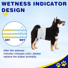 XPCARE wrap with color-changing indicator signals when to change.