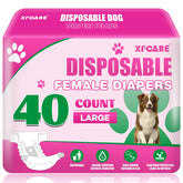 XPCARE dog diaper packaging showing ready-to-use protection for care routines