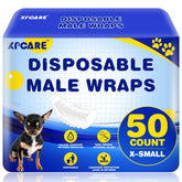XPCARE XS dog diapers pack front view for travel use