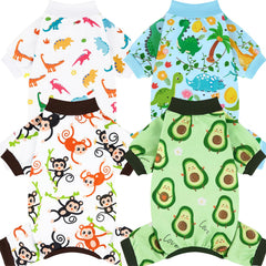 XPUDAC avocado pattern dog pajamas for cozy nights.