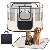 XRG Dog Play Pen with large interior space for safe containment and play.