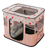 XRG Portable Pet Playpen with large interior space for cats and small pets