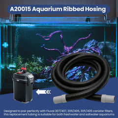 XwaYexa A20015 durable PVC material highlighted for long-lasting aquarium plumbing.