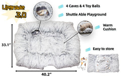 XxingSheep cat tunnel peekaboo toy invites interactive exploration and fun.