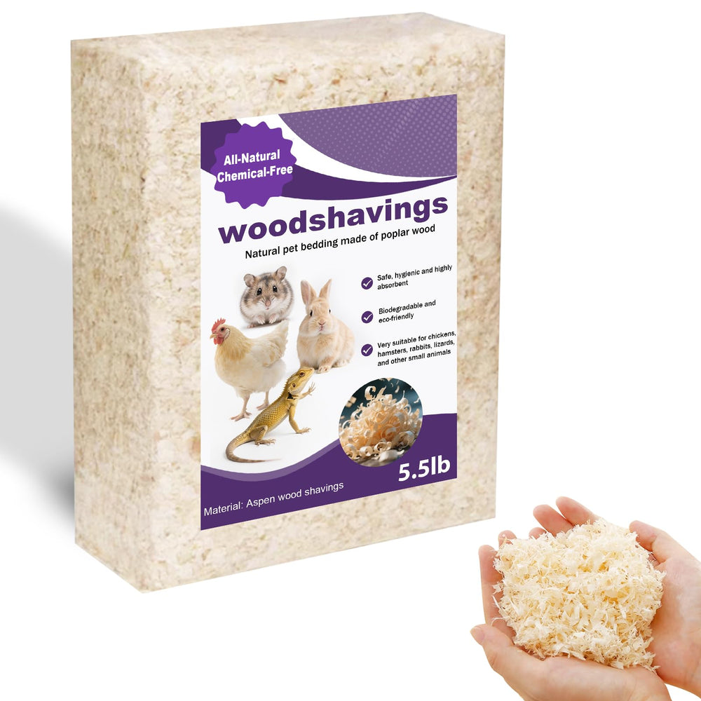XXYOUPIN natural aspen shavings bag for safe, comfortable small-pet bedding with low-dust performance.