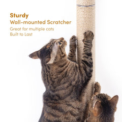 xympo 34-inch wall scratcher in living room blends with decor