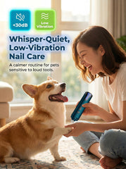YABIFE LED nail trimmer close-up for safer precision on paws.