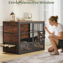 Yafylly heavy-duty chew-resistant crate for durable use