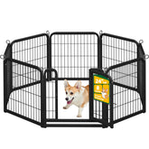 Yaheetech dog playpen outdoor 24in in 8-panel setup for safe outdoor play