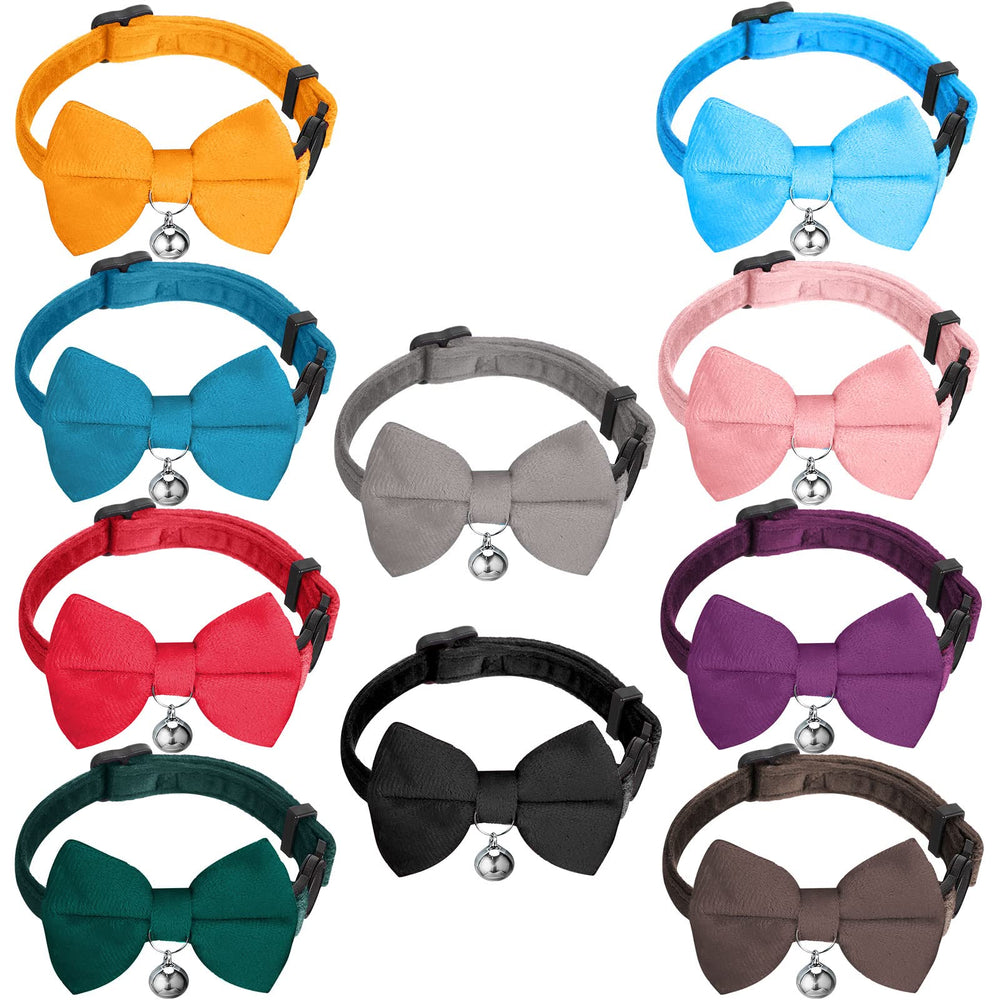 Yahenda cat bow tie collars in ten colors for daily wear and style