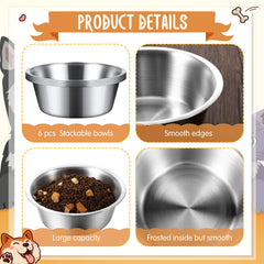 Stackable Yahenda bowls save cabinet space and travel easily.