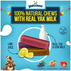 Yakchoo Himalayan Yak Chews 3-bars pack; convenient, multi-session chewing.