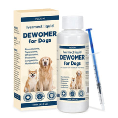 Yakucho Dewomax liquid digestive support bottle pour for dogs promotes gentle gut balance.
