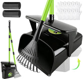 Yalumo pooper scooper with swivel bin and lid for odor-control cleanup.