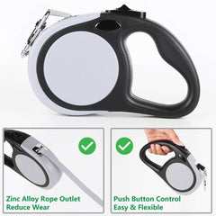 YaLunpc poop bag cover and elastic leash included for convenient walks.
