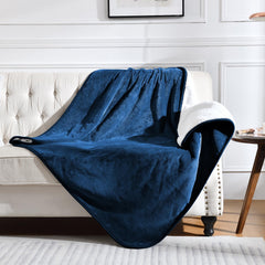 Yaning waterproof blanket on bed and couch protecting furniture from spills and pet messes