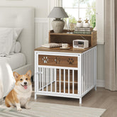 YATINEY dog crate end table wooden: stylish, cozy space for small dogs